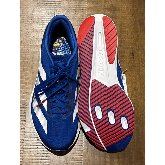 Adidas Adizero SL2 Men's Running Shoes Royal Blue White Kansas Jayhawks Size 8 - Picture 4 of 12
